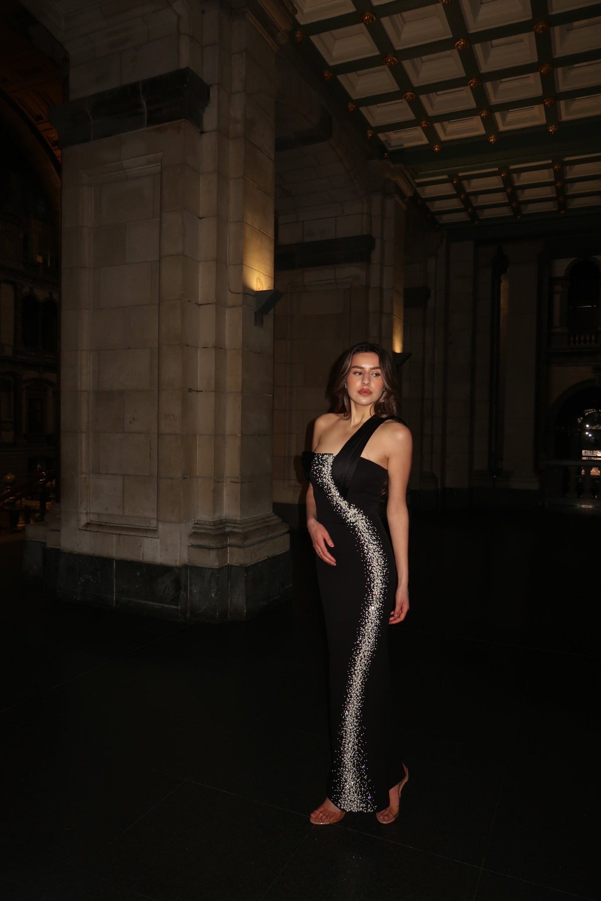 The Leya dress black