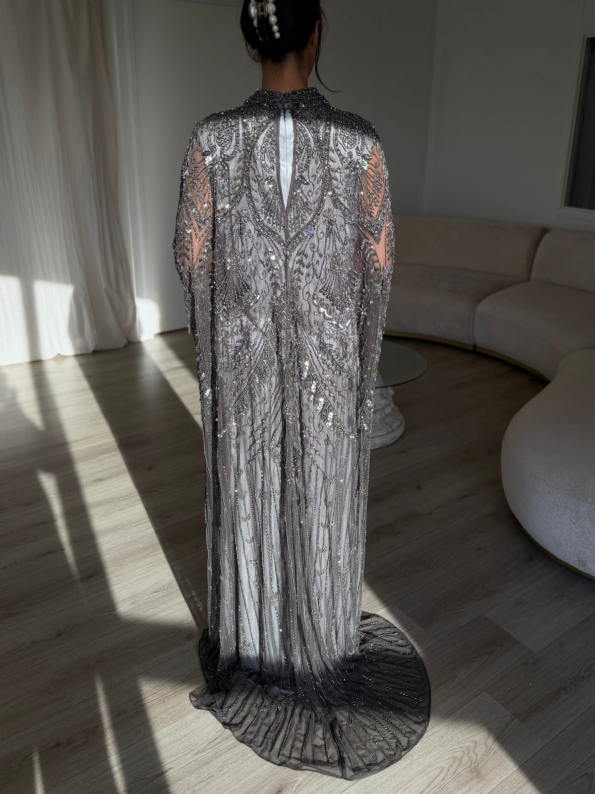 The Denala dress grey