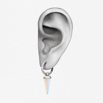 CRYSTAL PRISMATIC EARRINGS