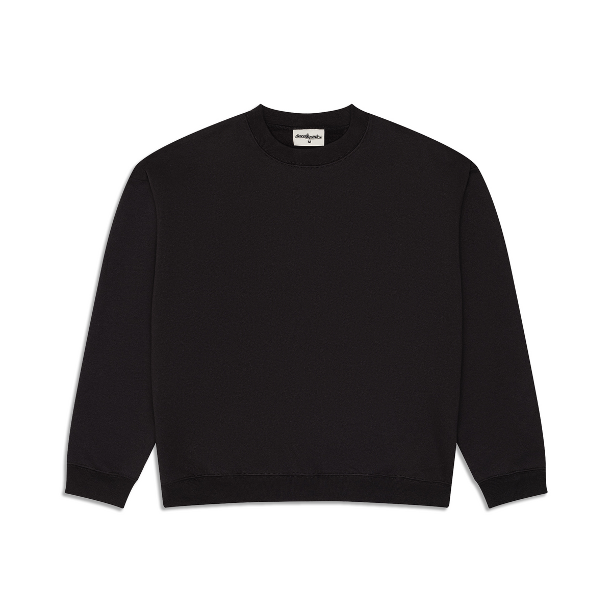 600 GSM 'Black' Fleece Crewneck