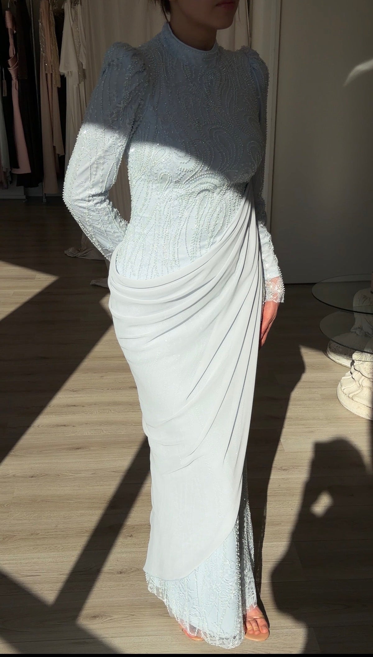 The Aysel dress baby blue