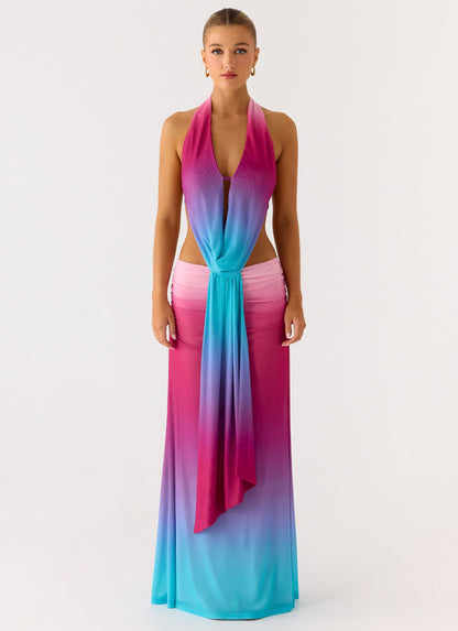 After Bloom Maxi Dress - Disco Ombre
