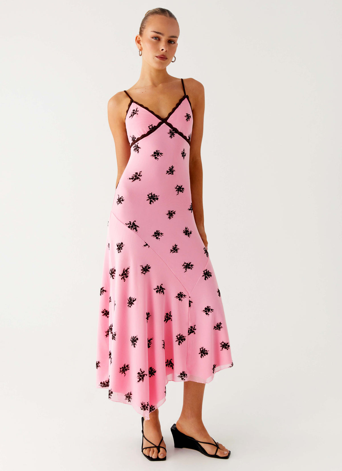 Amelia Midi Dress - Pink