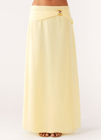 Anuhea Maxi Skirt - Yellow