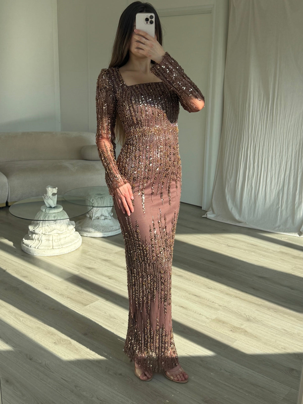 The Mirsu dress brown
