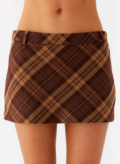 Benson Mini Skirt - Plaid