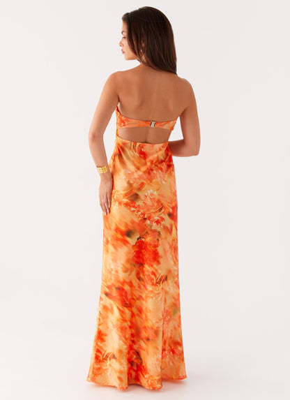 Carmen Maxi Dress - Sunset Floral