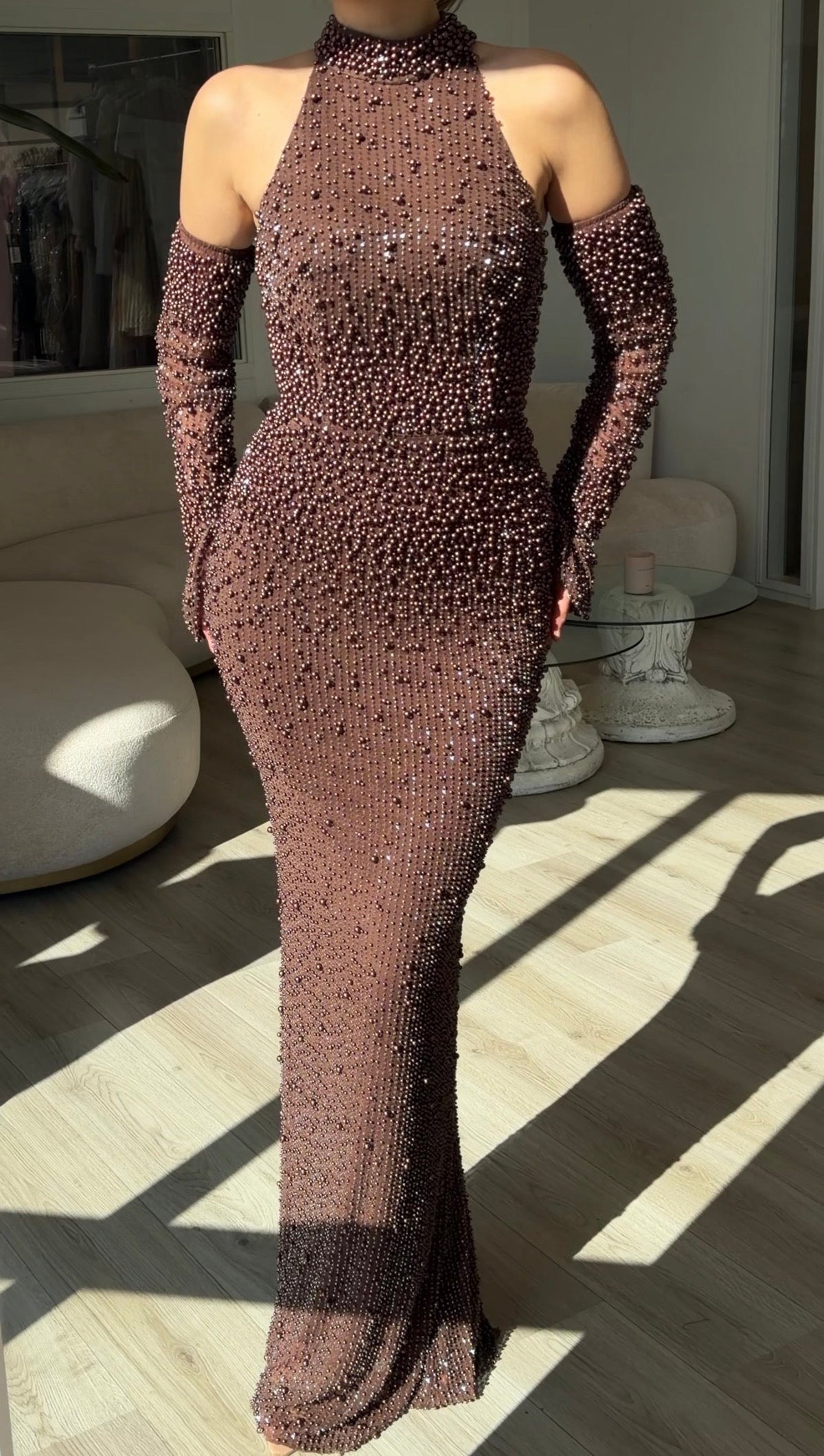 The Sará dress brown