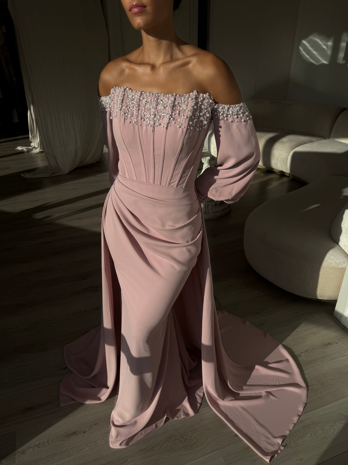 The Cinderella dress soft pink
