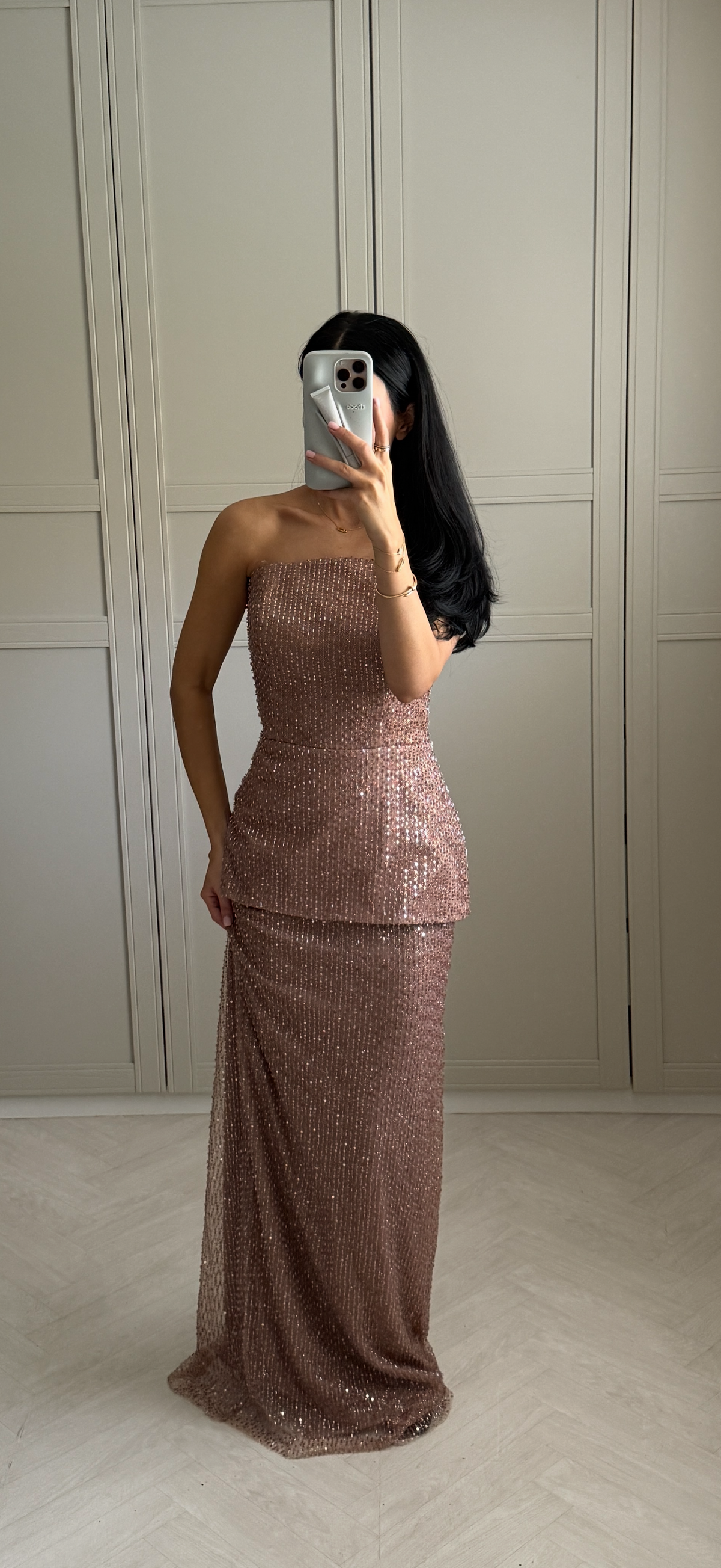 The Shahen two pieces set beige