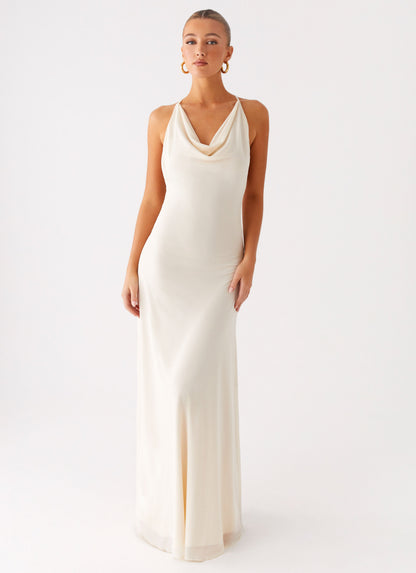 Dahliana Maxi Dress - Off White