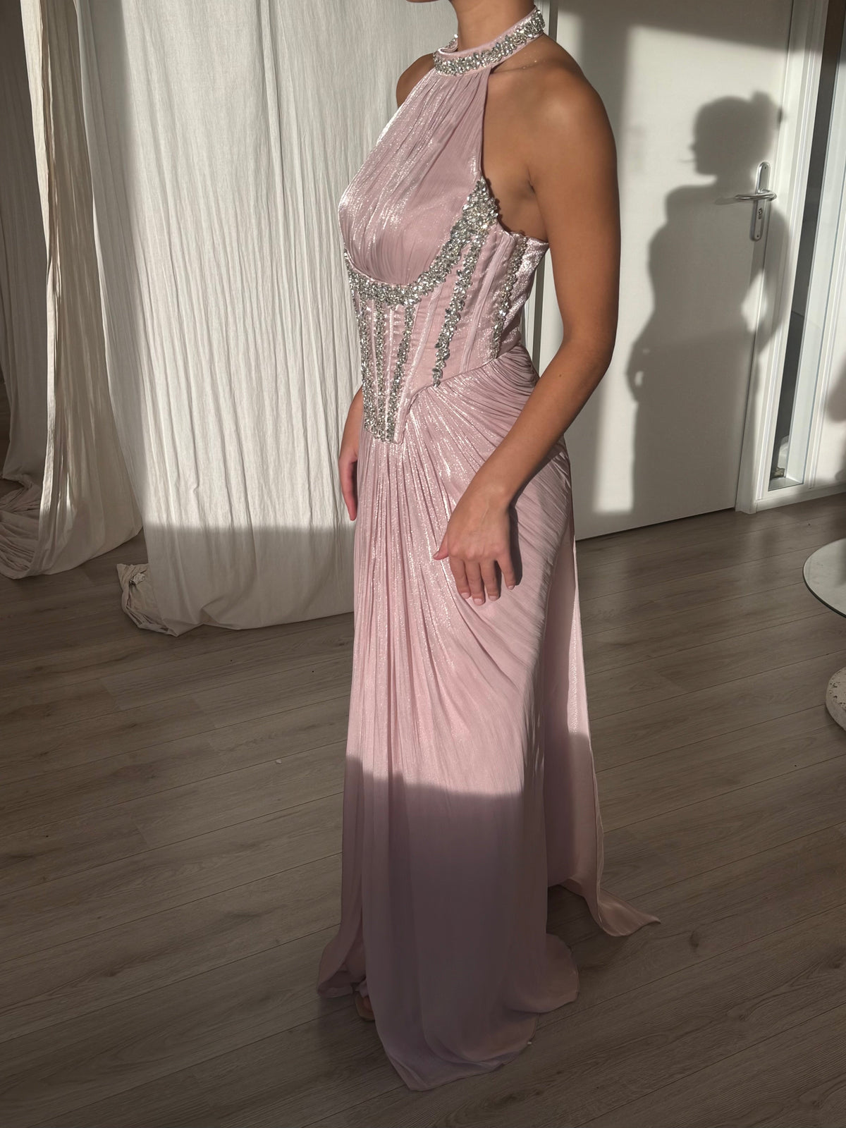 The Selena dress soft pink