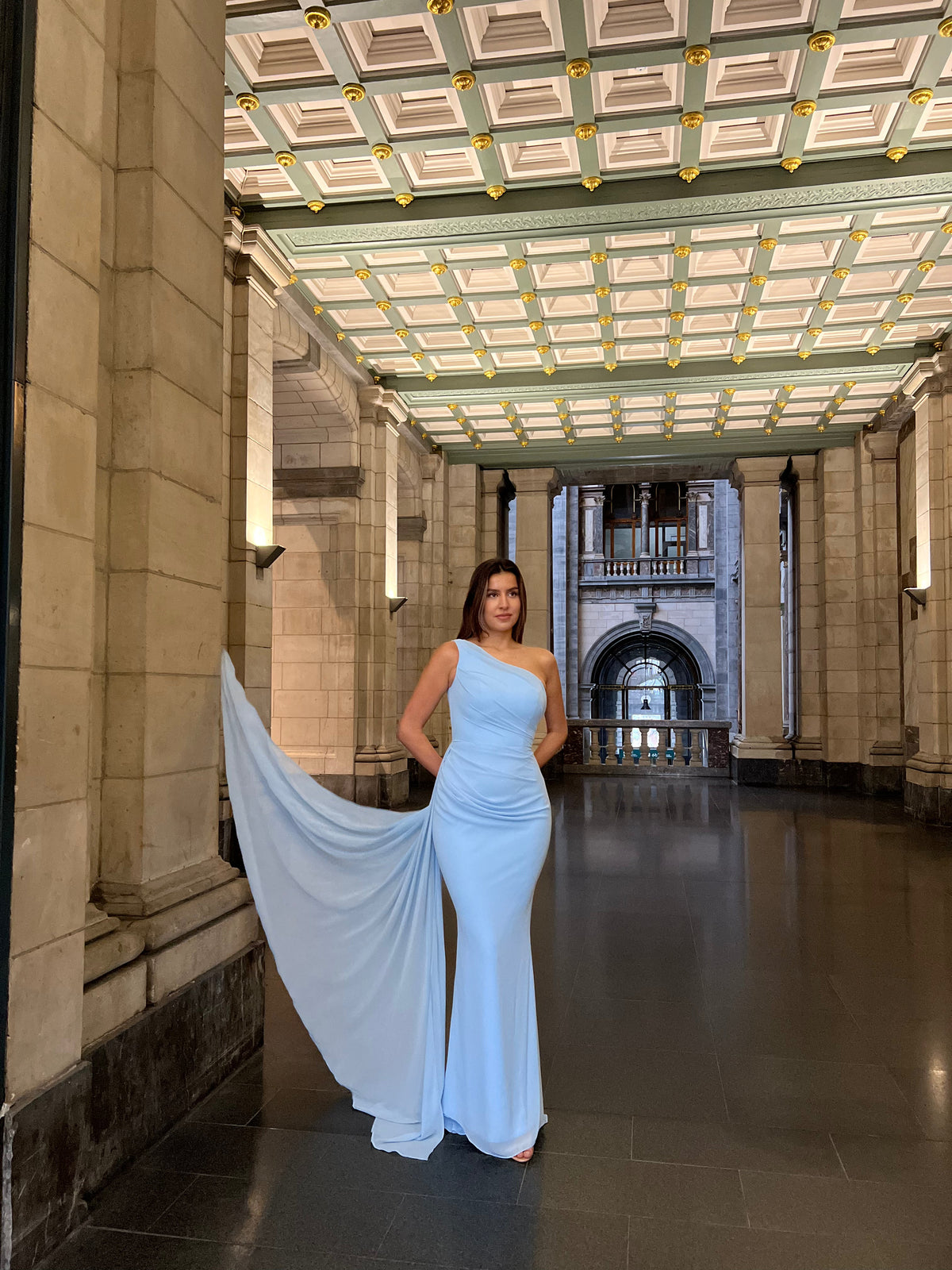 The Vanessa dress baby blue