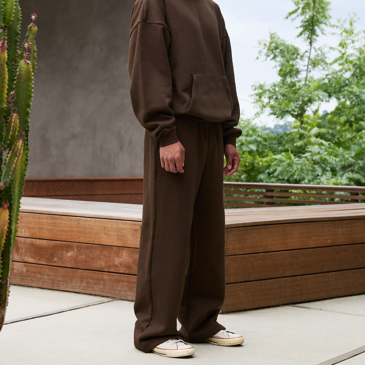 350 GSM 'Chestnut' Fleece Sweatpants