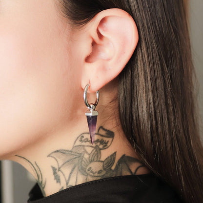 CRYSTAL PRISMATIC EARRINGS